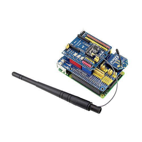  CQRobot Raspberry Pi DIY Open Source Electronic Hardware Kits(CQ-D), Compatible with Raspberry Pi A+B+2B3B, Supports Arduino, Includes Expansion Board ARPI600+Color Sensor+Flame Sensor+