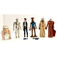 RaspberrySwitchblade 6 Vintage Star Wars Action Figures Loose but Complete AFA style Empire Strikes Back Jedi 1977