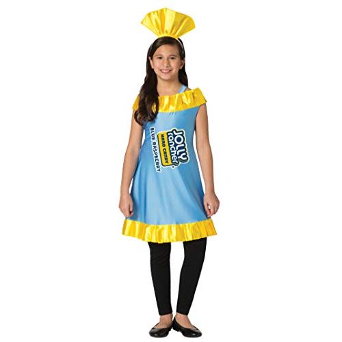  할로윈 용품Rasta Imposta Jolly Rancher Blue Raspberry Candy Costume Dress Hershey’s Girls Child Size 7-10