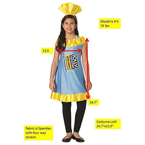  할로윈 용품Rasta Imposta Jolly Rancher Blue Raspberry Candy Costume Dress Hershey’s Girls Child Size 7-10