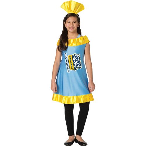  할로윈 용품Rasta Imposta Jolly Rancher Blue Raspberry Candy Costume Dress Hershey’s Girls Child Size 7-10