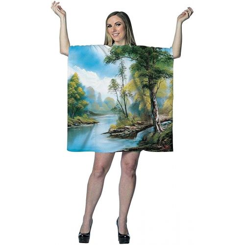  할로윈 용품Rasta Imposta Bob Ross: Painting Tree Tunic Dress