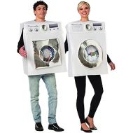 할로윈 용품Rasta Imposta Washer & Dryer Appliances Couples Halloween Costume Set, Adult One Size White