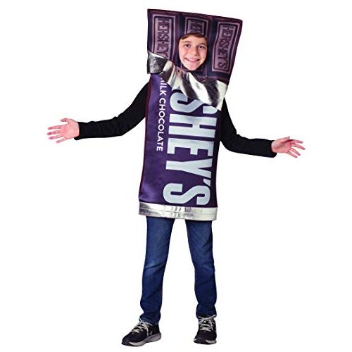 할로윈 용품Rasta Imposta Hershey Chocolate Bar Kids Costume Hershey’s Candy Funny Outfit Child Size 7-10