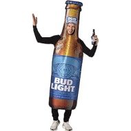 Rasta Imposta Bud Light Beer Bottle Costume Unisex design fits Men Women 21+ of age