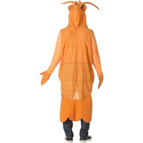  할로윈 용품Rasta Imposta Shrimp Costume, Crawfish, Crustacean Adult One Size for Men & Women Orange, Red