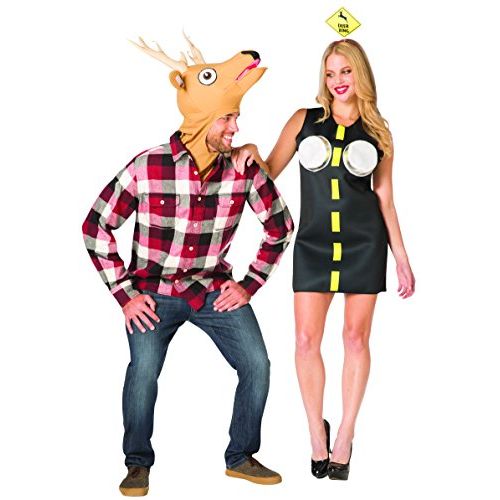  할로윈 용품Rasta Imposta Deer in Headlights Couples Costume