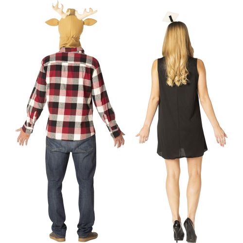  할로윈 용품Rasta Imposta Deer in Headlights Couples Costume