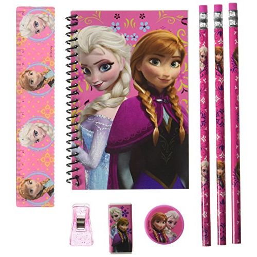  Ratpaneete Disney Frozen Princess Anna Elsa & Olaf Stationary Set for Kids Pink