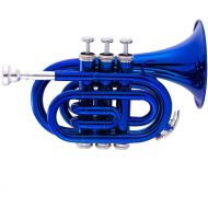 Ravel RPKT1 Pocket Trumpet - Blue