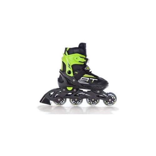  RAVEN 3in1 Inline Skates Inliner Triskates Rollschuhe Profession Black/Green verstellbar