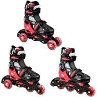 RAVEN 3in1 Kinder Inlineskates/Triskates/Rollschuhe Singer verstellbar