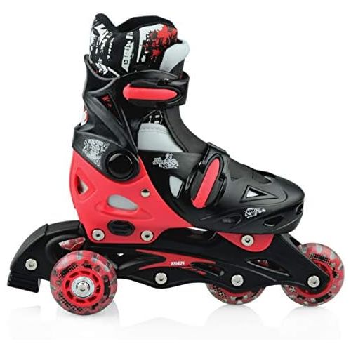  RAVEN 3in1 Kinder Inlineskates/Triskates/Rollschuhe Singer verstellbar