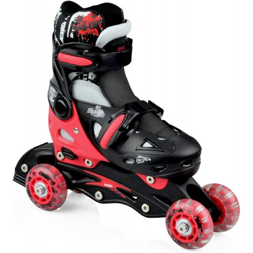  RAVEN 3in1 Kinder Inlineskates/Triskates/Rollschuhe Singer verstellbar