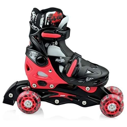  Raven 4in1 Inlineskates/Triskates/Rollschuhe/Schlittschuhe Singer verstellbar