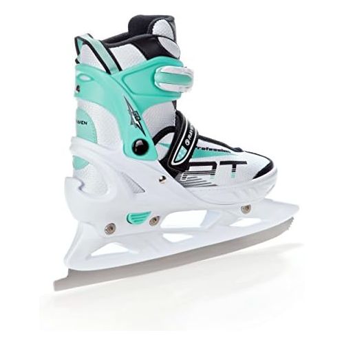  RAVEN 4in1 Inlineskates/Triskates/Rollschuhe/Schlittschuhe Profession White/Mint verstellbar + Schuetzer Croxer Finesse