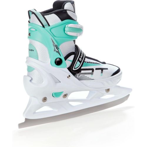  RAVEN 4in1 Inlineskates/Triskates/Rollschuhe/Schlittschuhe Profession White/Mint verstellbar + Schuetzer Croxer Finesse