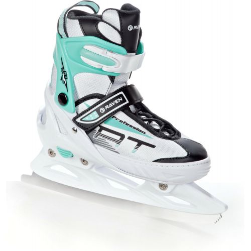  RAVEN 4in1 Inlineskates/Triskates/Rollschuhe/Schlittschuhe Profession White/Mint verstellbar + Schuetzer Croxer Finesse