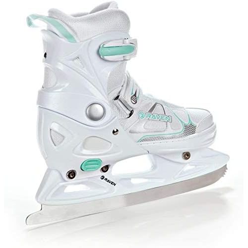  4in 1Inline/Triskates/Quad Adjustable Roller skates/Ice Skates Raven Spirit White/Mint