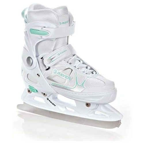  4in 1Inline/Triskates/Quad Adjustable Roller skates/Ice Skates Raven Spirit White/Mint