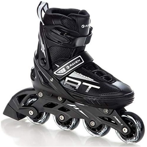  RAVEN 4in1 Inlineskates/Triskates/Rollschuhe/Schlittschuhe Profession Black verstellbar