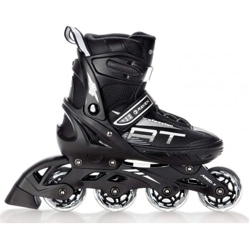  RAVEN 4in1 Inlineskates/Triskates/Rollschuhe/Schlittschuhe Profession Black verstellbar