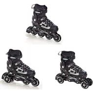 RAVEN 3in1 Inline Skates Inliner Triskates Rollschuhe Spirit Black/White verstellbar