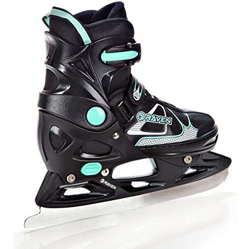  4in 1Inline/Triskates/Quad Adjustable Roller skates/Ice Skates Raven Spirit Black/Mint