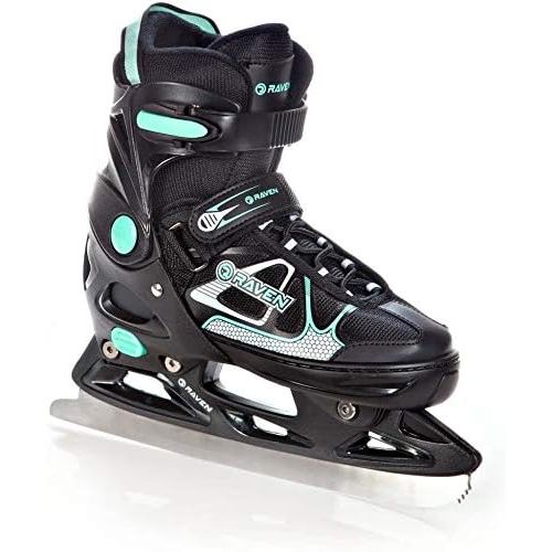  4in 1Inline/Triskates/Quad Adjustable Roller skates/Ice Skates Raven Spirit Black/Mint
