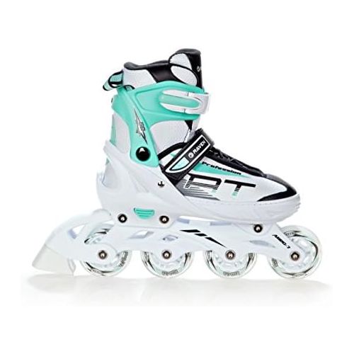  RAVEN 4in1 Inlineskates/Triskates/Rollschuhe/Schlittschuhe Profession White/Mint verstellbar