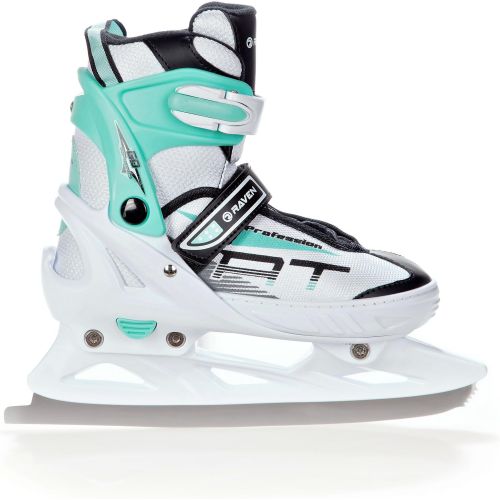  RAVEN 4in1 Inlineskates/Triskates/Rollschuhe/Schlittschuhe Profession White/Mint verstellbar