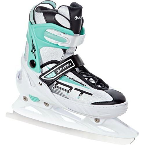  RAVEN 2in1 Schlittschuhe Inline Skates Inliner Profession White/Mint verstellbar