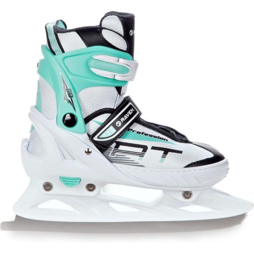  RAVEN 2in1 Schlittschuhe Inline Skates Inliner Profession White/Mint verstellbar