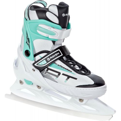  RAVEN 2in1 Schlittschuhe Inline Skates Inliner Profession White/Mint verstellbar