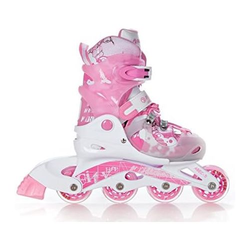  RAVEN 3in1 Kinder Inline Skates Triskates/Rollschuhe Princess