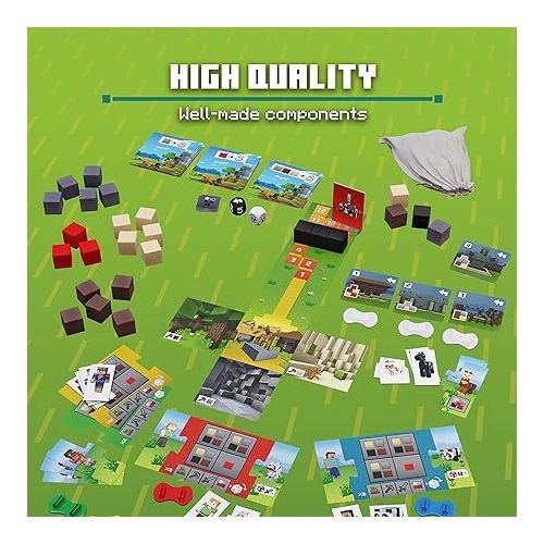  Ravensburger Minecraft Heroes of the Village | Cooperative Board Game | Exciting & Unpredictable | Perfect for Families and Minecraft Enthusiasts | Suitable for Kids & Adults
