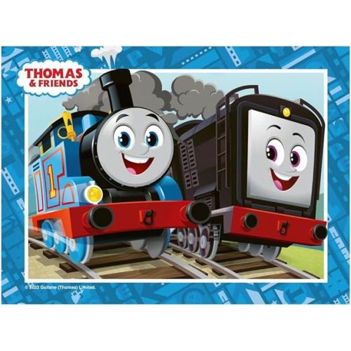  Ravensburger Thomas & Friends Jigsaw Puzzles for Kids Age 3 Years Up - 4 in a Box (12, 16, 20, 24 Pieces) - Educational Toys for Toddlers
