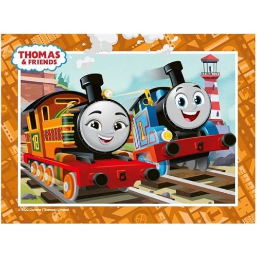  Ravensburger Thomas & Friends Jigsaw Puzzles for Kids Age 3 Years Up - 4 in a Box (12, 16, 20, 24 Pieces) - Educational Toys for Toddlers