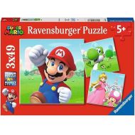 Ravensburger - Super Mario Puzzle, Gift Idea for Children 5+ Years, Educational and Stimulating Game, 3 Puzzles of 49 Pieces
