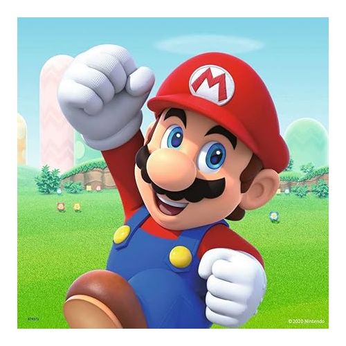  Ravensburger - Super Mario Puzzle, Gift Idea for Children 5+ Years, Educational and Stimulating Game, 3 Puzzles of 49 Pieces