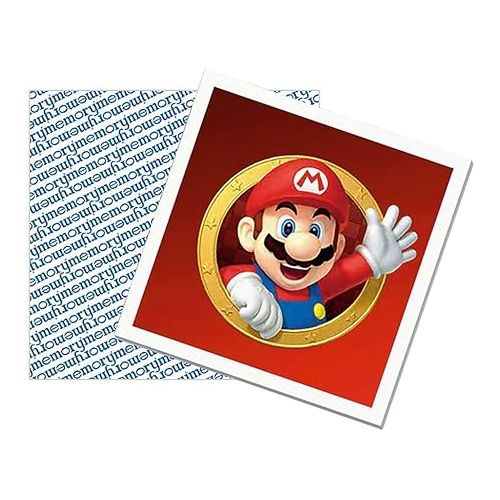  Ravensburger Super Mario Large Memory - Matching Picture Snap Pairs Game for Kids Age 3 Years and Up