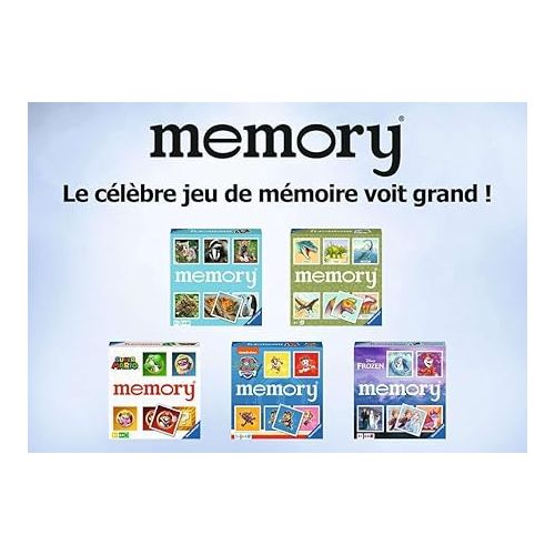  Ravensburger Super Mario Large Memory - Matching Picture Snap Pairs Game for Kids Age 3 Years and Up