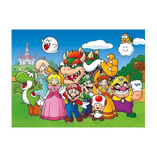  Ravensburger Super Mario - 100 Piece Jigsaw Puzzles for Kids Age 6 Years Up - Extra Large Pieces