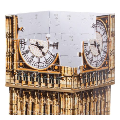  Ravensburger Big Ben 216 Piece 3D Jigsaw Puzzle for Kids and Adults - Easy Click Technology Means Pieces Fit Together Perfectly