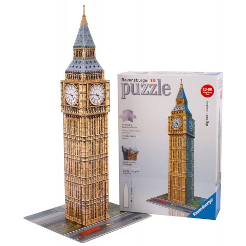  Ravensburger Big Ben 216 Piece 3D Jigsaw Puzzle for Kids and Adults - Easy Click Technology Means Pieces Fit Together Perfectly