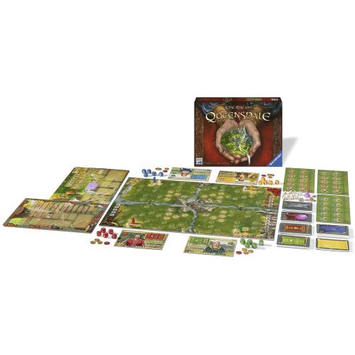  Ravensburger 82412 The Rise of Queensdale Strategy Board Game, Brown