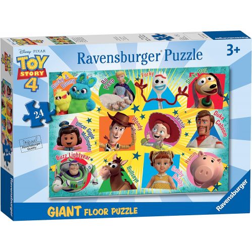  Ravensburger 05562 Disney Pixar Toy Story 4-24 Piece Giant Floor Jigsaw Puzzle for Kids - Every Piece is Unique - Pieces Fit Together Perfectly