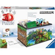 Ravensburger Storage Box Minecraft Jigsaw Puzzle for Kids - Every Piece is Unique, Pieces Fit Together Perfectly