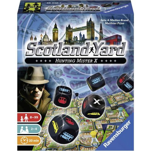  [아마존베스트]Ravensburger 26010 Card Games Ravensburger 26010 Scotland Yard Die Dice Game