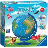[아마존베스트]Ravensburger Childrens World Globe 180 Piece 3D Jigsaw Puzzle for Kids and Adults - Easy Click Technology Means Pieces Fit Together Perfectly
